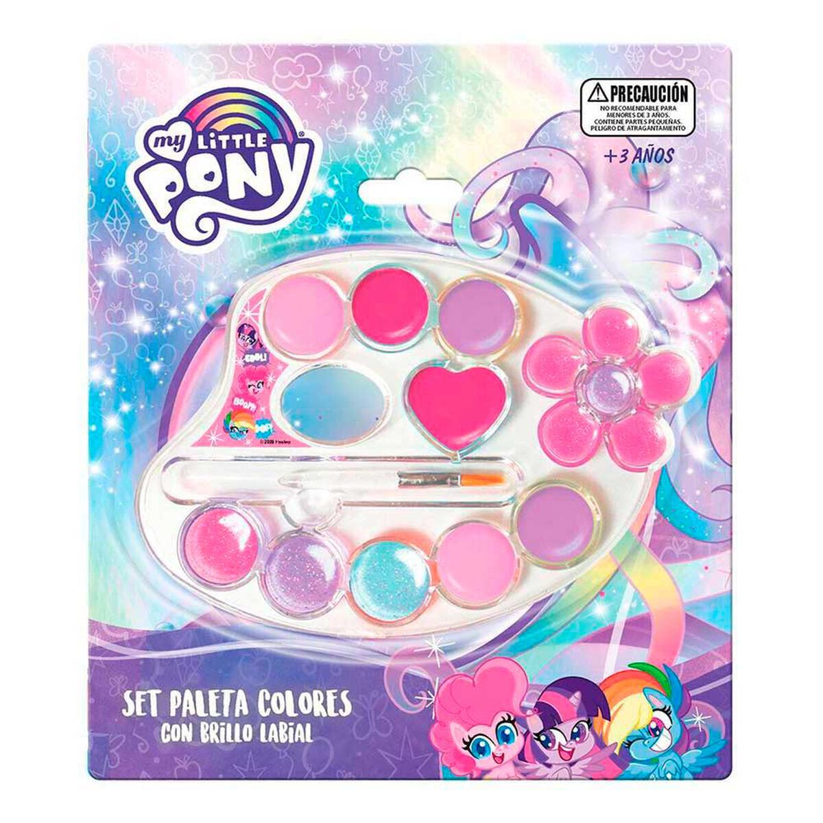 Set Paleta Colores con Brillo Labial My Little Pony Hasbro
