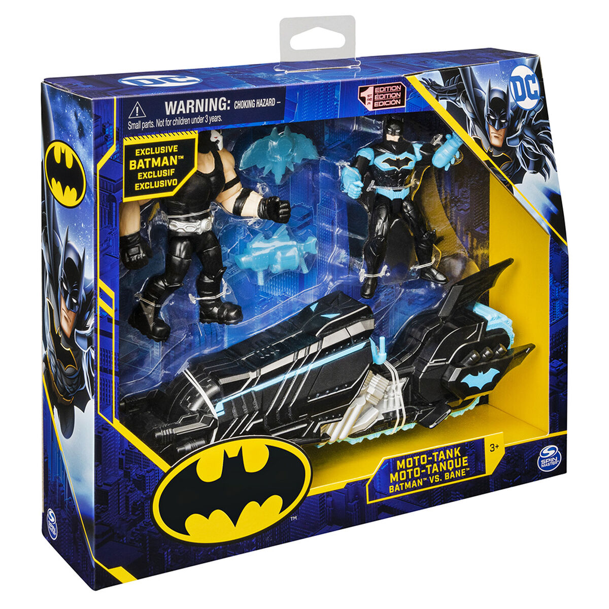 Vehículo con 2 Figuras Batman