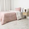 Plumón Coral Sherpa Mashini 2 Plazas Liso Rosado