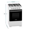 Cocina a Gas Mabe CMC20ABX-7 4 Quemadores