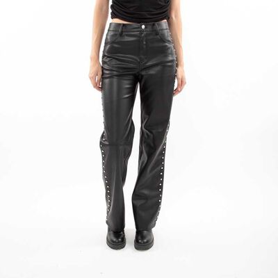 Pantalón Ecocuero Mujer Fiorucci