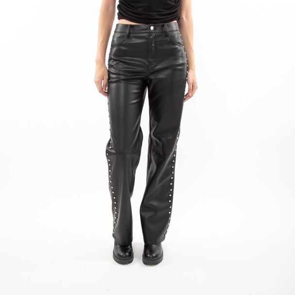 Pantalón Ecocuero Mujer Fiorucci