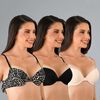 Pack 3 Sost&eacute;n Balconet Push Up Micro Print Flores