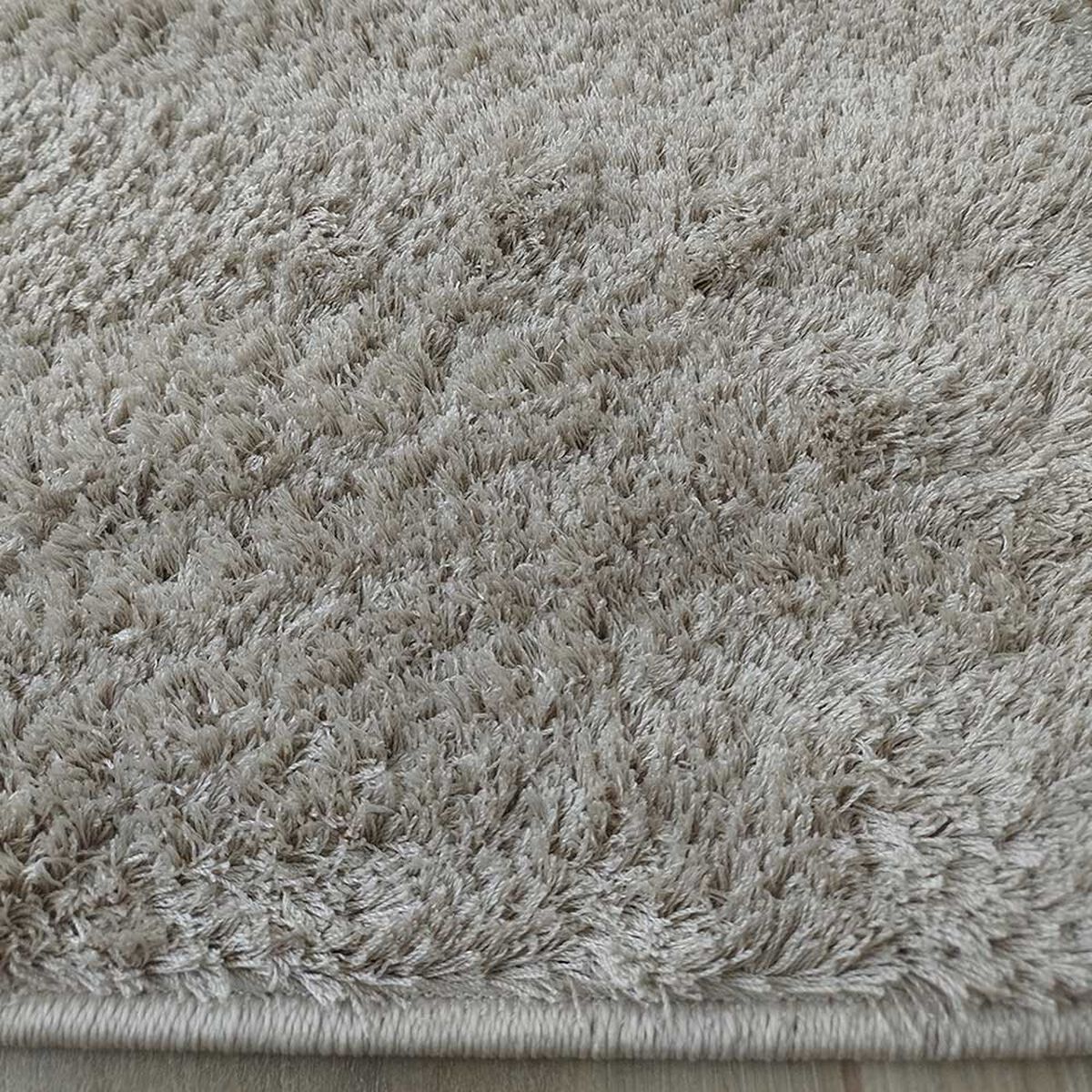 Alfombra Idetex Shaggy Dubai 150 x 200 cm Beige