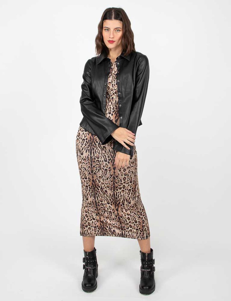 Chaqueta Ecocuero Mujer Fiorucci