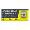 Aplique Solar Contra Agua Con Numeros De Casa Pro Outdoor