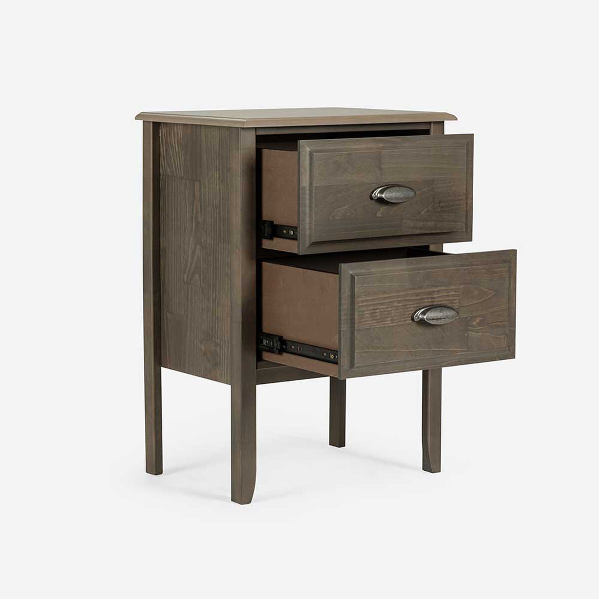 Boxet Rosen 2 Plazas UpLine + Respaldo + 2 Veladores Anna