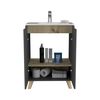 Mueble Lavamanos TuHome Laurent 1 Puerta Plomo