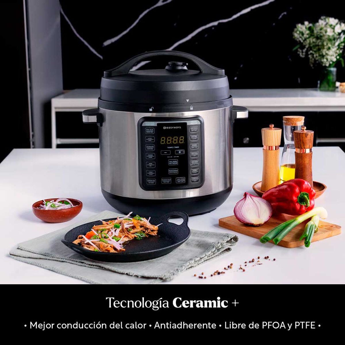Olla El&eacute;ctrica EasyWays Fast Pot 7,6 lts.