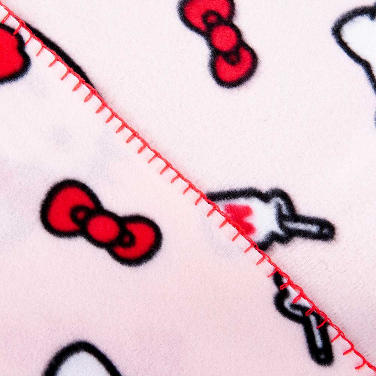 Frazada de Poliéster Hello Kitty 115 x 130 Hello Kitty Multicolor