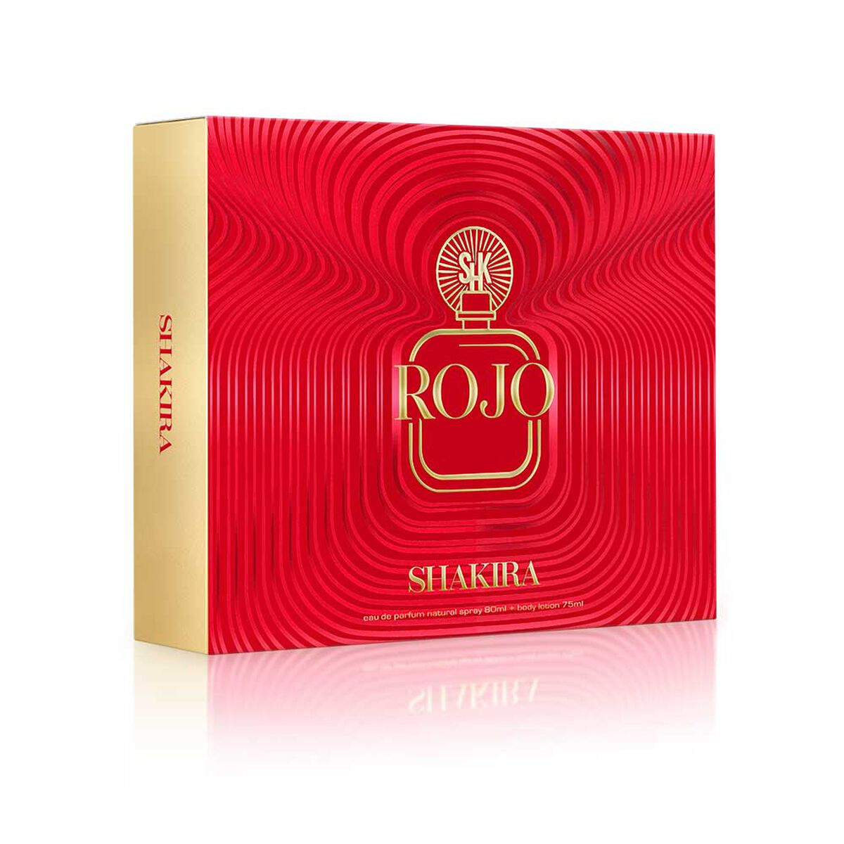 Set Perfume Shakira Mujer Rojo Shakira Eau de Parfum 80 ml + Loci&oacute;n Corporal 75 ml