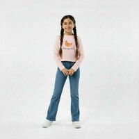 Jeans de Algodón Niña Mila Azul