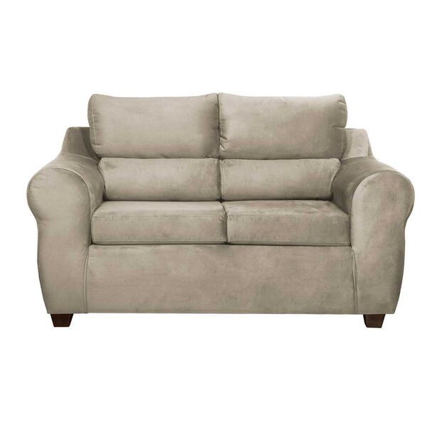 Sofá Mexx Muebles Dubai 2 Cuerpos Beige