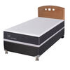 Box Spring CIC 1 Plaza New Ortopedic + Respaldo New Gales