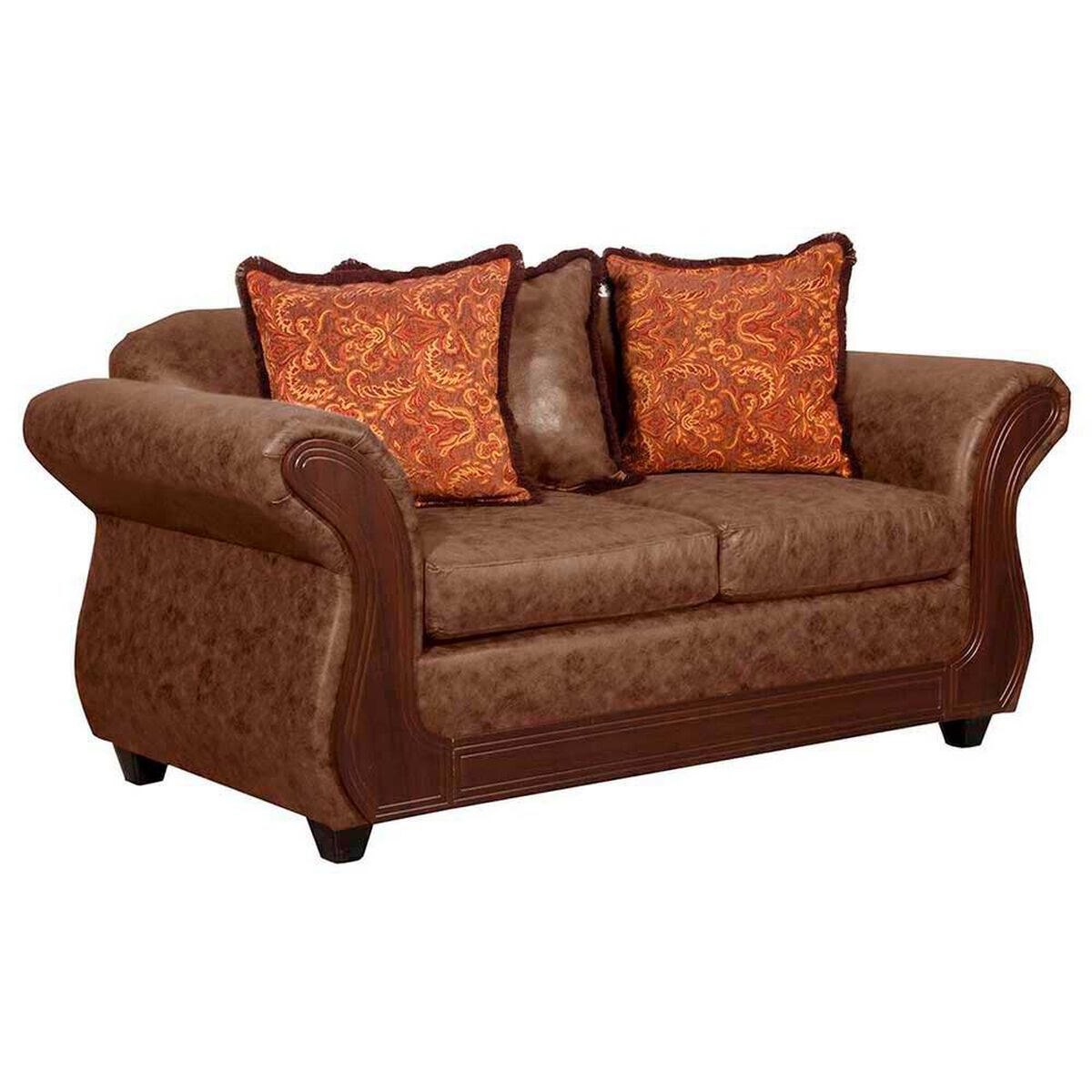 Sof&aacute; Black Factory Palermo 2 Cuerpos Caf&eacute;