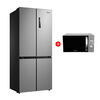 Combo Refrigerador Side By Side Midea MRTT-4790S312FW 468 lts + Microondas MMP-20NCJ9 20 lts.