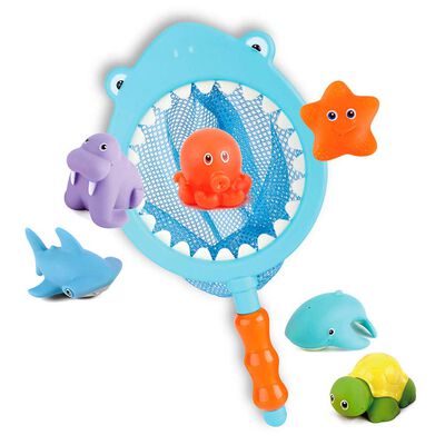 Juguete de Baño con Red de Pesca 6 Piezas Benic Baby
