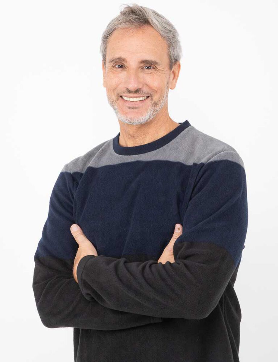 Pijama Larga Polar Manga Larga Hombre Portman Club