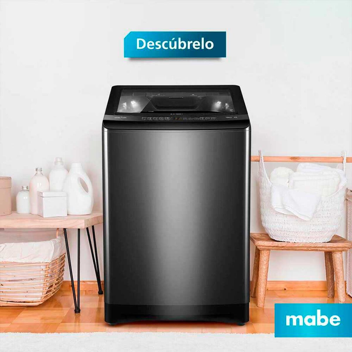 Lavadora Autom&aacute;tica Mabe LMA5120WDGCL0 15 kg.