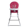Silla de Comer Plegable Vectra Rosada Bebesit
