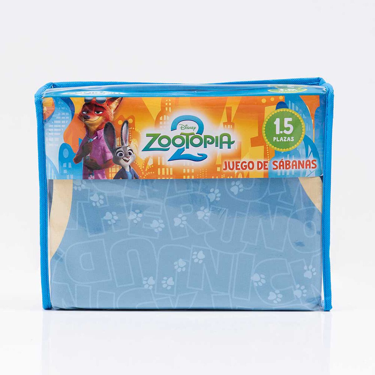 Juego de S&aacute;banas Infantil Disney-Zootopia 1.5 Plazas Zootennnnial