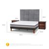Cama Europea CIC S&uacute;per King Balance + Respaldo + 2 Veladores T&aacute;mesis