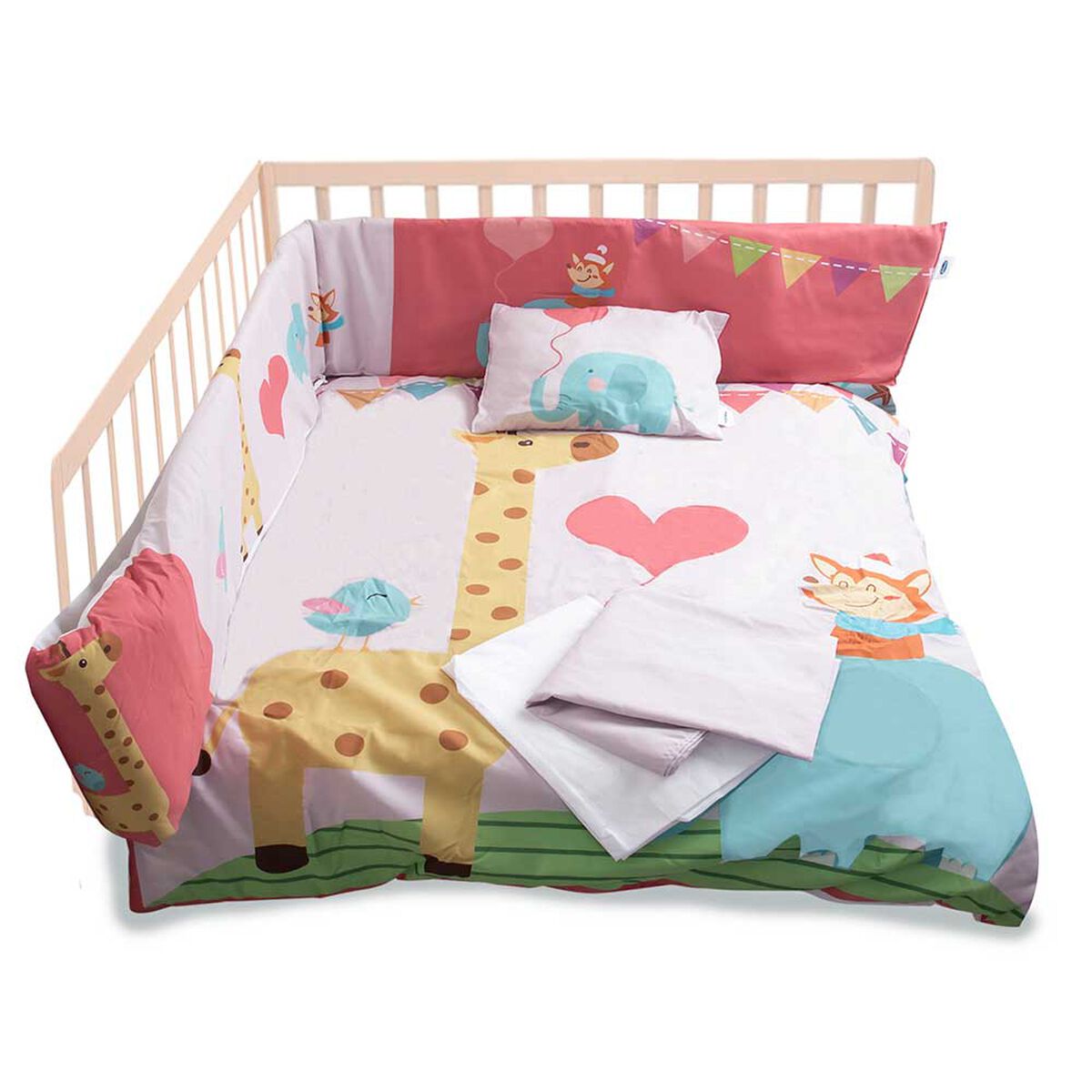 Set de Cuna Jirafa 5 Piezas Bebesit