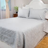 Quilt Doral 2 Plazas Gris Bubbly
