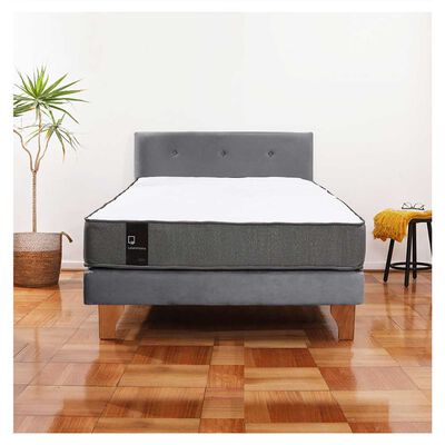 Imagen 1 del producto Cama Europea Latam Home 1,5 Plazas Zen Best Gris