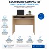 Combo Oficina Escritorio Cartagena + Silla New York Negra y Azul Arthome