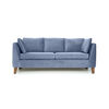 Juego de Living Barra Design Estocolmo Sofá 3 Cuerpos + Dos Sillones 1 Cuerpo Petróleo