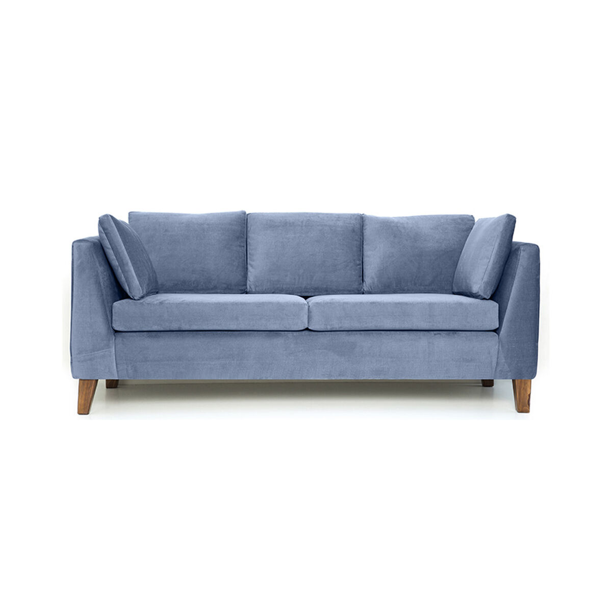 Juego de Living Barra Design Estocolmo Sofá 3 Cuerpos + Dos Sillones 1 Cuerpo Petróleo