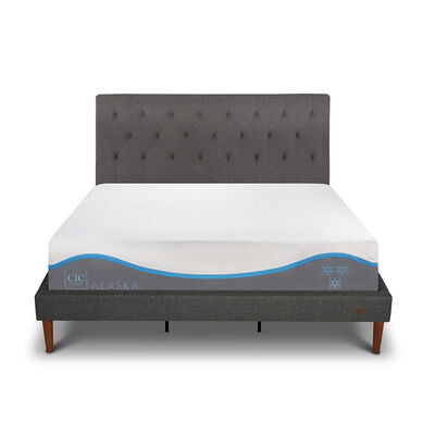 Cama Europea CIC King Alaska + Respaldo