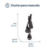 Coche Mascota Gris BP01 Bebesit
