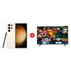 Combo Celular Samsung Galaxy S23 Ultra 512GB 6,8" Cream Liberado + LED 50" UN50AU7090GX Smart TV 4K UHD 2022