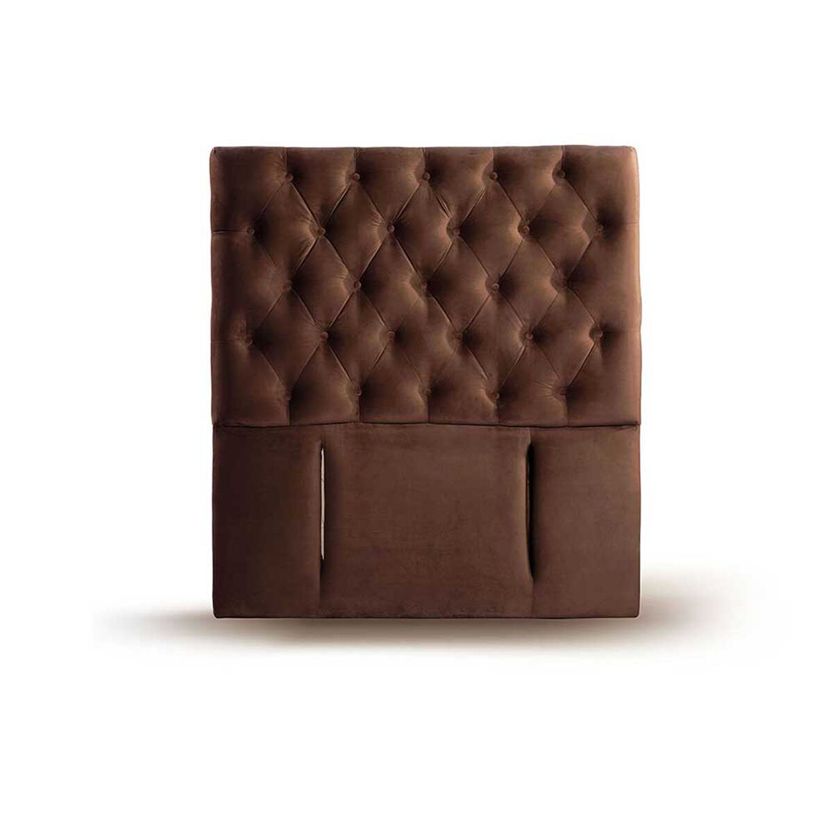 Respaldo Latam Home 1,5 Plazas Florencia Tela Velvet Chocolate