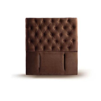 Imagen 1 del producto Respaldo Latam Home 1,5 Plazas Florencia Tela Velvet Chocolate
