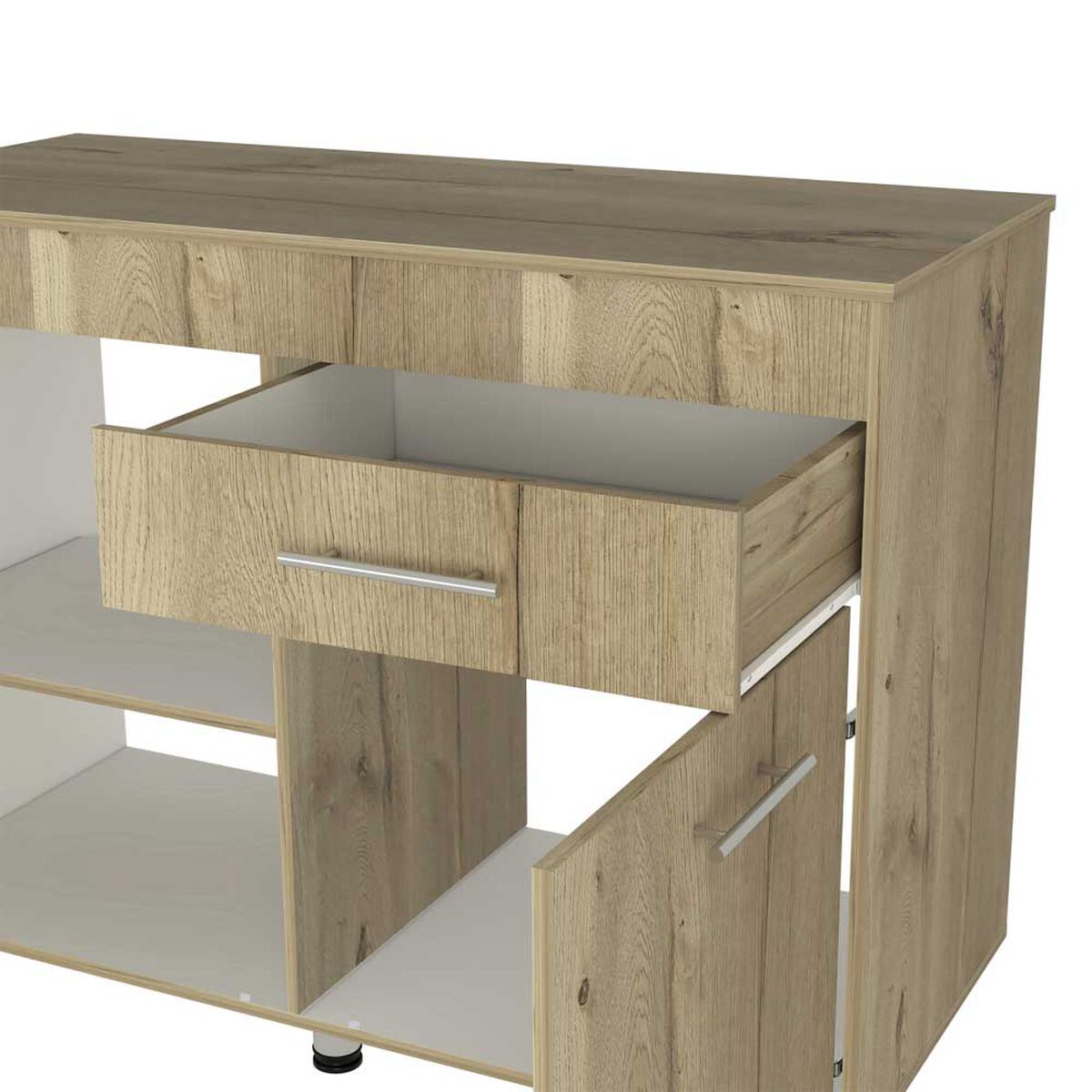 Mueble de Cocina Inferior TuHome Orion 3 Puertas 1 Caj&oacute;n Duna Blanco