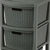 Cajonero  Rimax De Rattan 4G Mocca