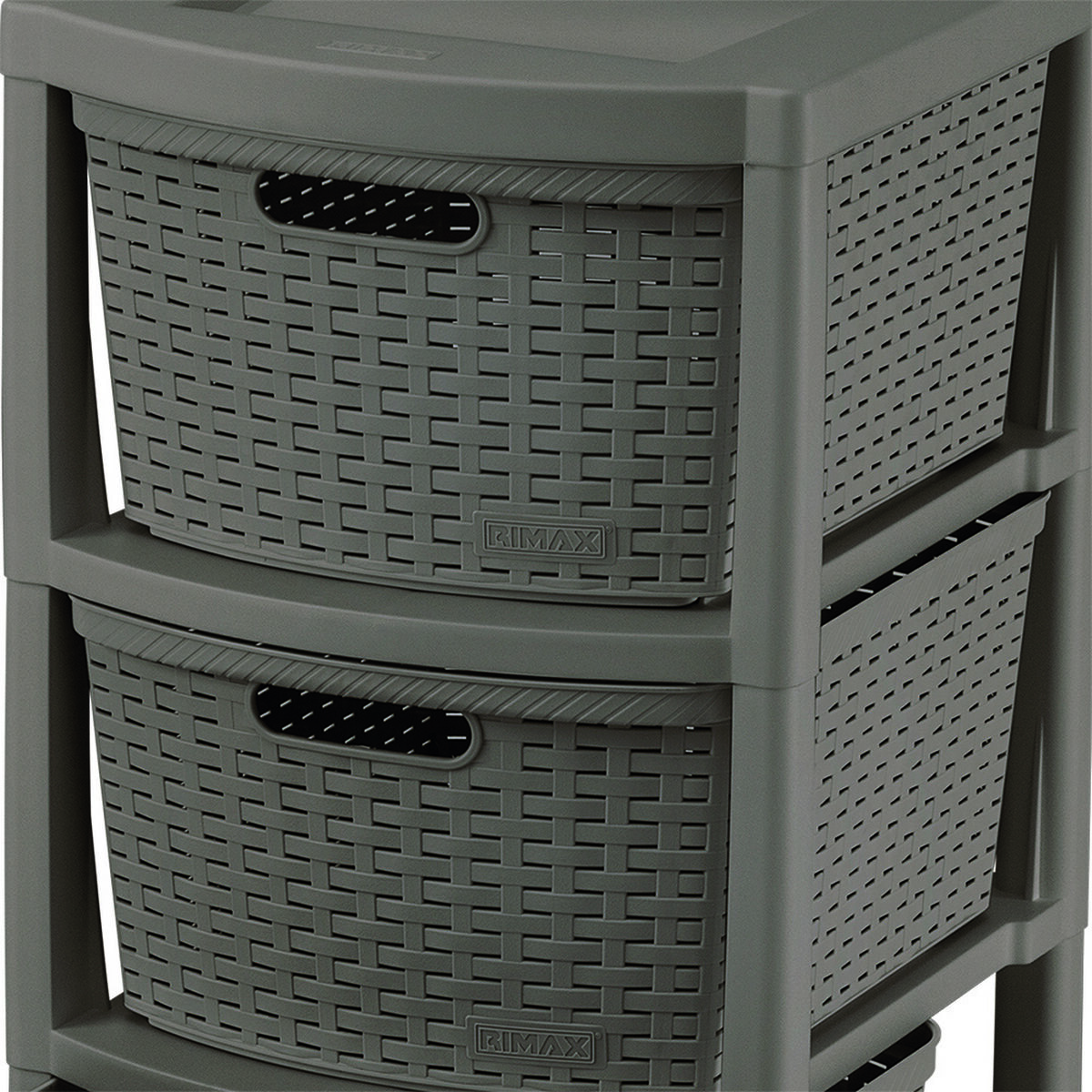 Cajonero  Rimax De Rattan 4G Mocca