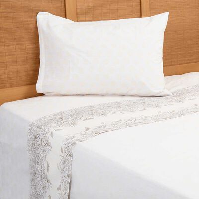 Juego de Sábanas Mashini 180 Hilos 1,5 Plazas Estampado Multicolor