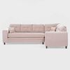 Sofá Seccional Derecho Living Factory Dubai 5 Cuerpos Beige
