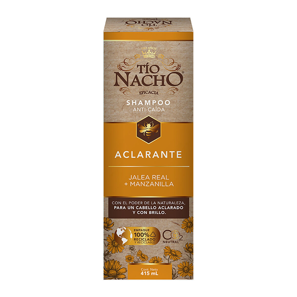 Pack Tío Nacho 02 Shampoo Aclarante 415 ml c/u