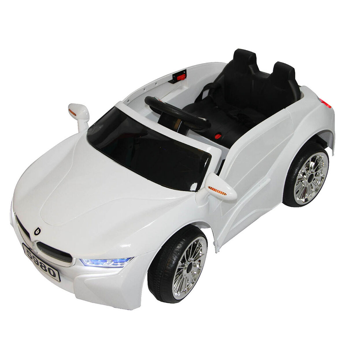 Auto a Batería Control Remoto RS-5980 Blanco
