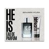 Set Perfume Benjamin Vicu&ntilde;a Hombre He Is 50 ML EDP + After Shave 75 ML