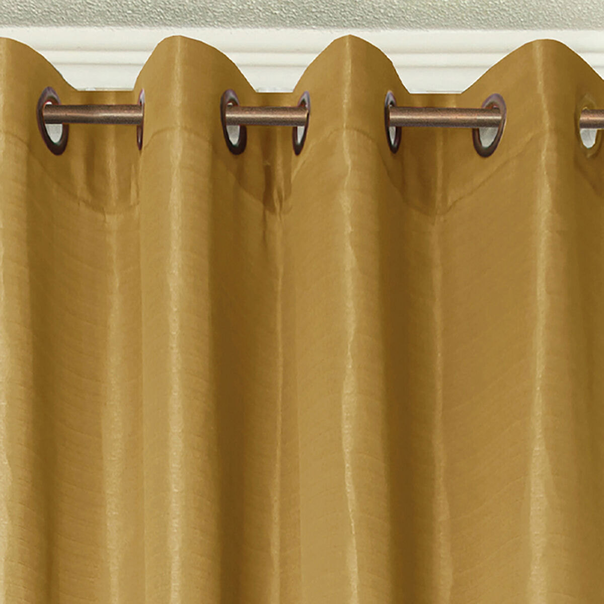 Combo Cortinas Doral Tabatha 220 x 140 cm Mostaza