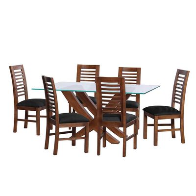 Imagen 1 del producto Juego de Comedor Latam Home Alicante 6 Sillas Negro
