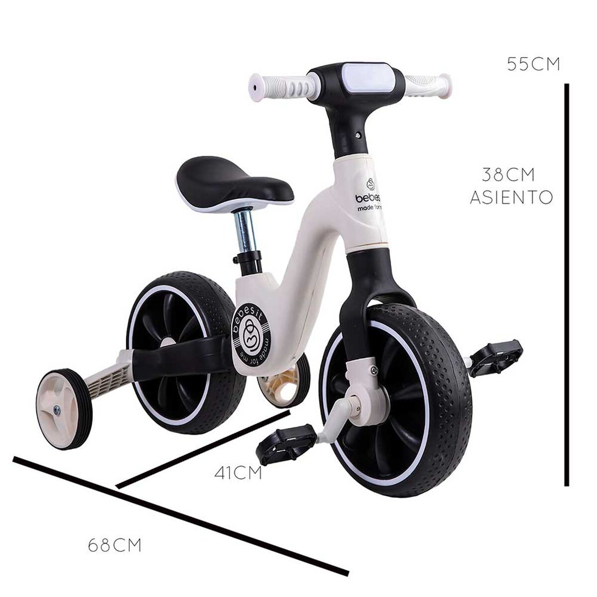 Triciclo Xt05 Negro Bebesit