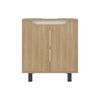 Mueble para Lavamanos Tuhome Marlo Fresno Europeo Blanco