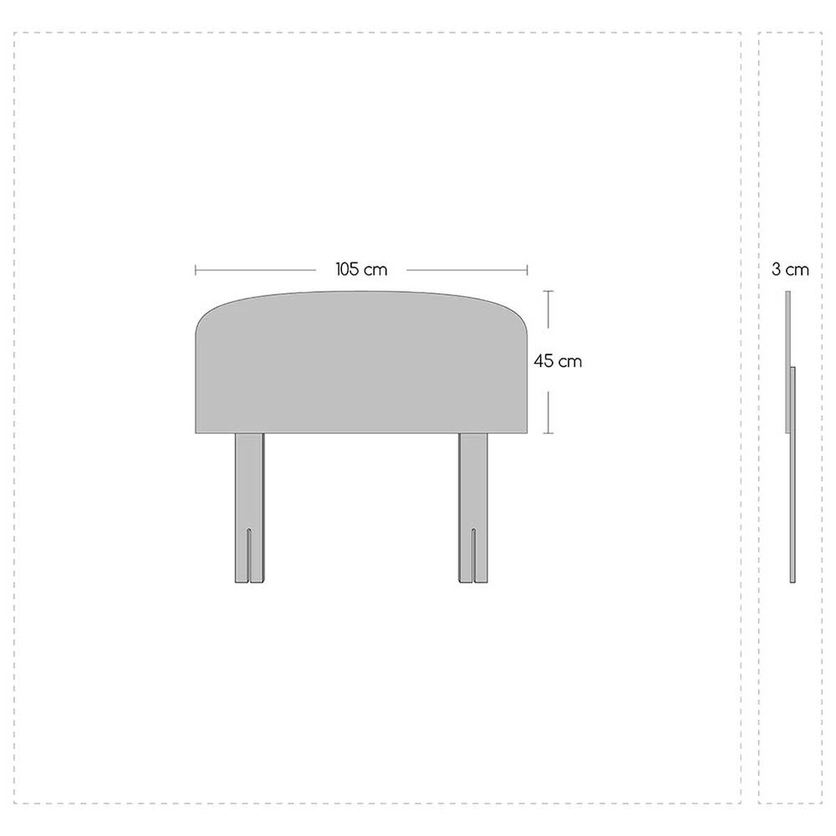 Cama Nido Celta 1,5 Plazas Atlantis Black + Respaldo + Velador Asturias